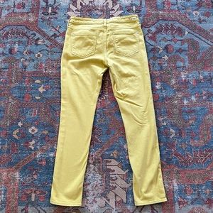 Pilcro mustard yellow jeans